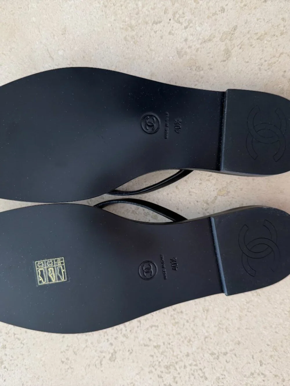 Chanel Thongs/Flip Flops